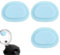 3pcs Blender Sip Spout Lid Plug, 1.25 Inch Portable Leakproof-Lid Plug Replacement Compatible with Ninja BC151NV BC151BK BC155PS (Blue)
