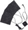 BONKZEBU Kleidung Elektrische Heizkissen Kohlefaser Winter Camping Einstellbar 3 Level 5V USB -Ladungsheizkissen Waschbarer, Beheizter Schulterhals Rückenblocketten
