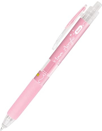 Online Acrylic Liner Rosa, 1x I Acrylmarker auf Wasserbasis rose I Schnelltrocknend auf Holz & Kunststoff – auch als Glasmalstifte oder Steine bemalen I Acrylic Marker, hohe Deckkraft