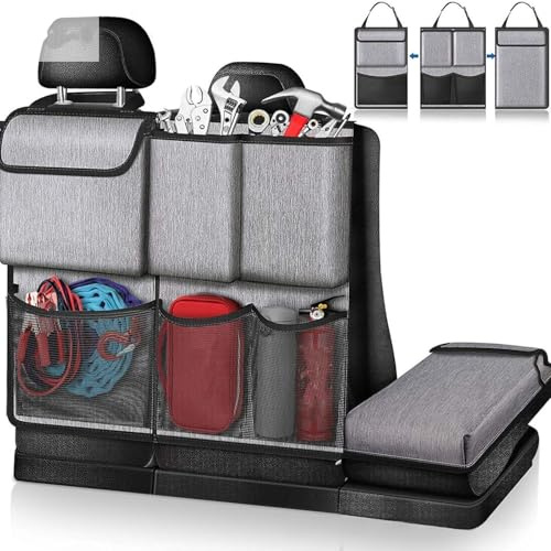 Aufbewahrungstasche für Toyota Verso/Verso-S XP120 AR20 2009-2018, Kofferraum Taschen Faltbarer Car Organizer Langlebiger Kofferraumtasche,Grey