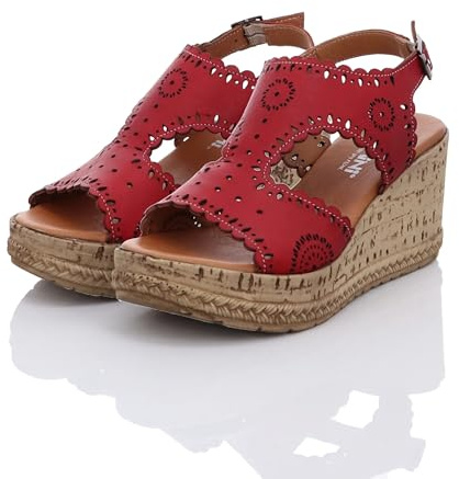 Gemini Damen Sandale rot