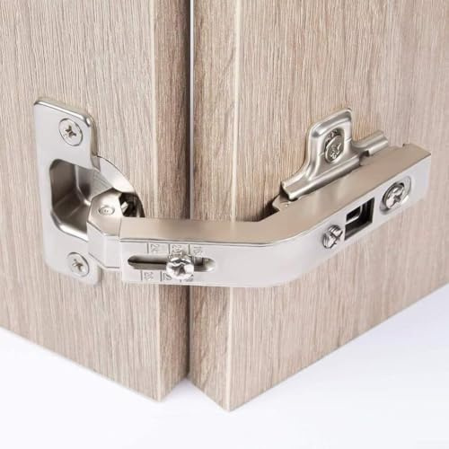 Paquete De 4 Bisagras De 135 Grados Para Armarios Esquineros; Bisagras Plegables Para Puertas De Armarios De Cocina, Roperos, Muebles Esquineros Y Puertas De Mobiliario; Acero Galvanizado