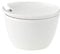 Villeroy & Boch Flow Zuckerdose, Premium Porzellan, weiß