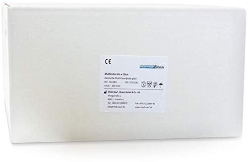 MULLBINDEN 10 cmx4 m elastisch nackt 100 St
