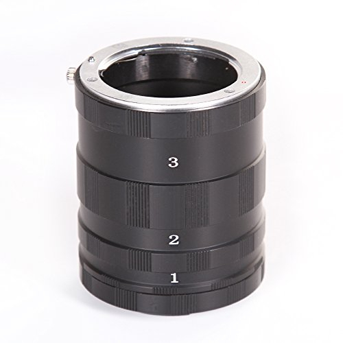 FOTGA Lot de 3 tubes d'extension Macro pour appareil photo Micro 4/3 M4/3 Panasonic Olympus