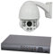 HD TVI Überwachungsset FullHD PTZ Überwachungskamera PT4E mit 10-Fach optischem Zoom und HD TV 4-Kanal Digitaler Videorekorder