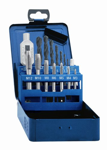 Exact 20334 Coffret de tarauds Avec supports et forets à trous de dessablage (Import Allemagne)