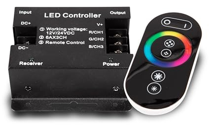 Mextronic LED-RGB-Controller (Funk) Inkl. Touch-Fernbedienung