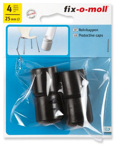 suki Kufen für Stuhl 4er Set, schwarz