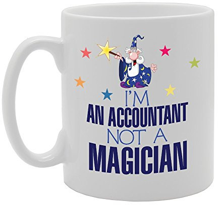 Coralgraph Inc MG2951 I'm an Accountant Not A Magician Novelty Gift Printed Tea Coffee Ceramic Mug