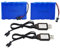 Blomiky 2 Pack 6.0V 700mAh Ni-CD AA Rechargeable Battery Pack SM2P Plug and 2 USB Charger Cable Fit for 11 Channel RC Excavator RC Truck Amphibious Stunt RC Cars Vehicles 6V 700mAH and USB 2