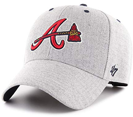 '47 Brand Adjustable Cap - Cloud Atlanta Braves grau