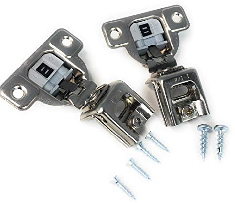 Salice 106 Grad Silentia FF Scharnier/Platte 1-1/4 Overlay (2 Pack mit Schrauben)