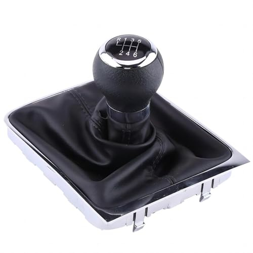VIFER Perilla de Cambio de Marchas, Pomo del Cambio de 6 velocidades Kit de Palanca de Cambios para Coche Compatible con Passat B6 2005-2012