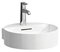 Laufen VAL Handwaschbecken, ohne Hahnloch, mit Überlauf, 400x425, weiß, Farbe: Weiss matt - H8112817571091
