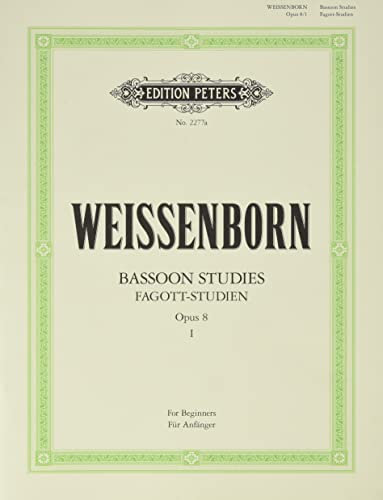 Fagott-Studien, Heft 1: Für Anfänger op. 8