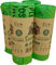 Eco Green Living 10 Litre Bin Liners, Plastic Free, Strong and Leak Proof Food Caddy Bags, Small Bin Bags for Food Waste and Kitchen Caddies, 72 Bags