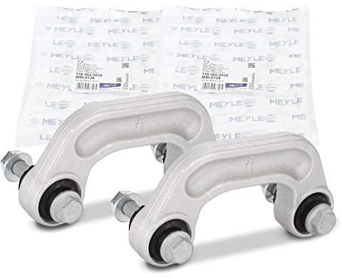 2 x Original Meyle 1160600028 Front Coupling Rod Compatible with A6 4F2 2.0L-5.2L 2004-2011 A6 Allroad 4FH 2.7L-4.2L 2006-2011 A6 Avant 4F5 2.015 2.0 L-5.2 L 2004-2011 A8 4E2 4E8 3.0L-6.0L 2002-2010