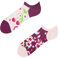 Dedoles Socken Unisex Damen Herren & Kinder Baumwolle viele lustige Designs 1 Paar Geschenk links rechts verschieden, Farbe Rosa, Motiv Kirschblüte, Gr. 39-42