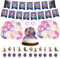 Princess Rapunzel Geburtstag Party Deko - Luftballons, Kuchentopper, Girlande, Tangled Prinzessin Dekoration