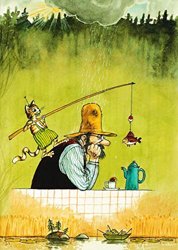 Postkarte Pettersson und Findus: Armer Pettersson