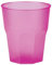 Monouso | 20 Vasos de Plástico PP 350ml, Frost Fucsia, reciclables, 125 Usos, Irrompibles, Eventos, Fiestas, Caterings