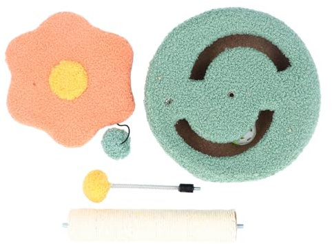 Kratzbaum Turm Kratzbäume, Katzenkratzbaum Katzenkratzbaum mit Plüschball Interaktives Katzenklettergerüst Sprungplattform für Kätzchen Katzen Rosa