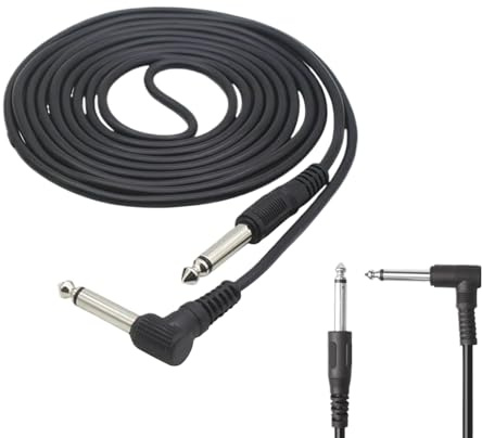 Gitekain Cavo Chitarra | Cavo con Riduzione Rumore Jack, Amplificatore 6.35 mm per Chitarra Elettrica,per Strumenti Musicali Amplificatore Studio Palco Batteria DJ