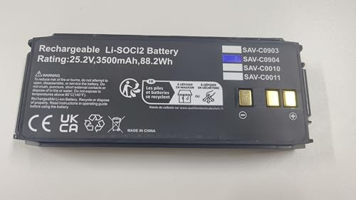 SaverOne Batterie de défibrillateur 25,2 V Capacité 3500 mAh