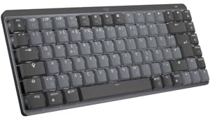 Logitech MX Mechanical Mini Keyboard. Mechanical GL Clicky. German QWERTY Keyboard