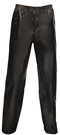 Regatta Homme Surpantalon Homme Imperméable et Coupe-vent Pro Stormbreak Overtrousers, Noir, L EU