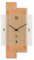 Natuhr Wanduhr Holz Buchwald geräuscharm Massivholz Buche (Buche geölt, Quarz Uhrwerk geräuscharm)