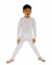 LANBAOSI Boys & Girls Long Sleeve Compression Shirts and Pant 2 Pcs Set, White, 10