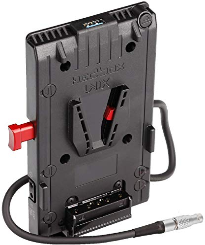 HEDBOX UNIX-0B - V-Mount Battery Adapter Plate, 3x D-Tap & USB, for Z-CAM E2-S6, E2-F6, E2-F8 and TERADEK