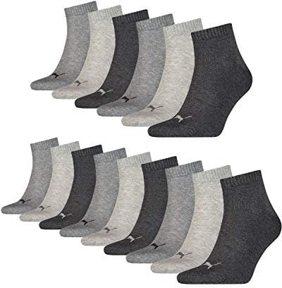PUMA Sportsocken, 100 Denier (3 Stück) für Herren, 800 - Anthrazit/L Mel Grey/M Me, 47-49