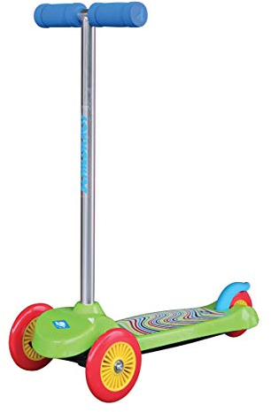 Schildkröt Unisex Jugend Kids Scooter Little 1, Robustes Kunststoffdeck, abnehmbare Lenkstange, ideal für Kinder ab 3 Jahren, Farbe: Grün, Little1 Green, 510391, One Size