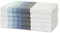 Sticky Toffee 100% Cotton Tea Towel - Multicoloured Blue Herringbone Stripe Pattern, Pack of 5 | Kitchen Towel Set | Absorbent, Strong, Quick Dry | Home & Bathroom Accessories