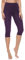 Merry Style Damen Leggings 3/4 aus Baumwolle mit Stretch – Leichte Capri Leggings Damen aus atmungsaktiver, elastischer Baumwolle, ideal für Yoga Sport Freizeit Reisen MS10-199 (Purpur,XL)