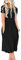 AUSELILY Summer Dresses for Women Short Sleeve Knee Length with Pockets Loose Pleated Empire Dress T-Shirt Dresses Black