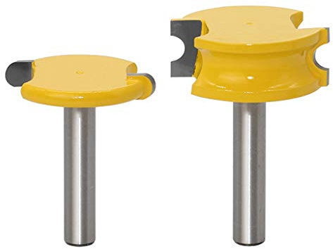 BELTI 2Pcs / Set 8MM Shank Kanu Flöte und Perle Fräser Bit Set Holzbearbeitung Wolfram Kobalt Legierung Holz Zapfen Fräser Werkzeuge