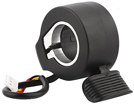 VGEBY Fingerhall-Sensor, Gashebel, Elektroroller, Gasgriff, Fahrradzubehör, Ersatzteile (schwarz)