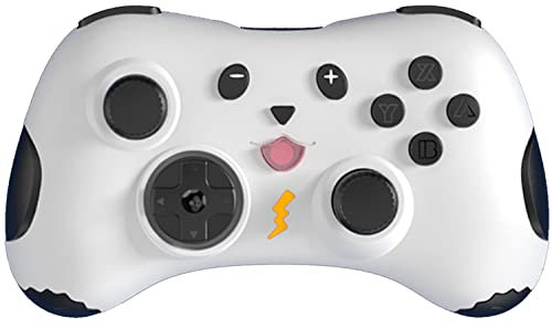Switch Pro Controller para Nintendo Switch/Switch Lite Soporte de consola de despertador, Amibo/NFC, Turbo, eje giroscopio, funciones de vibración (negro)