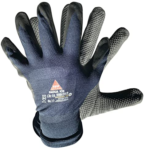 Hase Montagehandschuh Padua ICE, aus Multilayer Nitril und Nylon Strickgewebe, dies bietet eine hohe Weiterreißfestigkeit, er hinterlässt keine Fingerabdrücke (144, 10)
