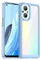 SEAHAI Transparente Coque pour Oppo Reno 8 Lite 5G / Oppo Reno 7 Lite, Antichoc Souple Silicone TPU Bumper + Dos en PC Rigide Housse, Ultra Mince Élégant Étui Case Cover, Bleu