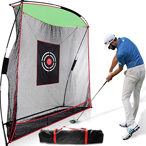 Kapler Golfnetz,Hochwertige Golfübengsnetze,300 * 240cm Golf Netz, Indoor&Outdoor Golfnetze, Golf-Übungsnetz, schnelle Einrichtung, mit Tragetasche und Zieltuch