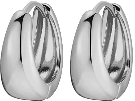Heideman Ohrringe Name Damen Edelstahl 15mm | Schöne Geschenkidee für Frauen zu Weihnachten, hautfreundlich, anlaufresistent, minimalistisch und alltagstauglich