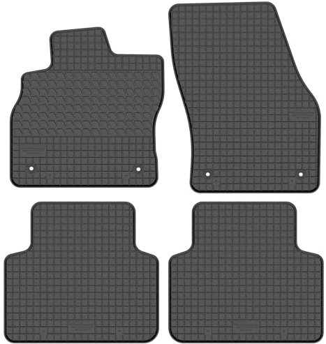 Maßgefertigte Auto Gummimatten, kompatibel mit Audi Q3 II von 2020 bis Jetzt - 4 teilige Gummifußmatten Set, Geruchlos & Abriebfest, Hochwertige Fußmatte Auto Accessoires