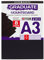 Daler-Rowney Graduate Cream Core A3 Mountboard Pack, 8 x Black Smooth Surface, 1.25mm Thick, Ideal for Student Artists & Hobbyists