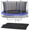 vidaXL Sicherheitsnetz PE Ø 3,05 m Ersatznetz Fangnetz Trampolin Netz Garten