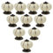 PsmGoods® Europe Style Ceramic Pumpkin Door Drawer Knobs Vintage for Dresser Kitchen Cabinet Cupboard Pulls Handles 10Pack (Beige)